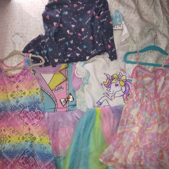 GIRLS DRESS LOT OF 5 SIZE 4-5 - Picture 1 of 16